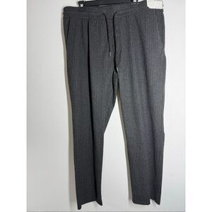 NWT Stylus Men’s Herringbone Patterned Joggers Tapered Pants Stretch Size XL